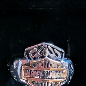 Harley Davidson Style Men's Statement Ring